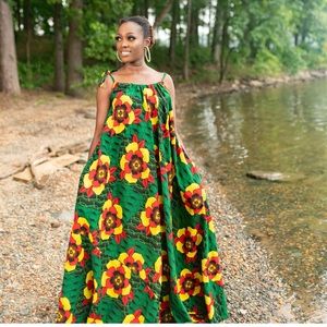 African print Ankara maxi dress
